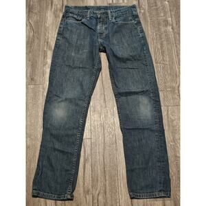 Levi's 511 Jeans Mens 30x29 (Tag 31x32) Blue Slim Fit Faded Dark Wash Casual